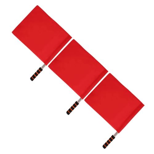 CORHAD 3 Stück Signalflaggen Fußballflaggen Warnflaggen Verkehrsflaggen Rennflaggen Sportflaggen Eckflaggen Linienrichter Schiedsrichterflaggen Schiedsrichter Strafflaggen CORHAD 3 Stück Signalflaggen Fußballflaggen Warnflaggen Verkehrsflaggen Rennflaggen Sportflaggen Eckflaggen Linienrichter Schiedsrichterflaggen Schiedsrichter Strafflaggen von CORHAD