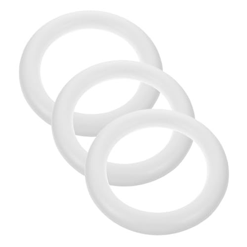 CORHAD 3 Stücke Teiliges DIY Rundring Bastelset aus Festem Schaumstoff Weiß Modelliermaterial für Mädchen und Bastelprojekte Fördert Hand Auge Koordination und Malspaß CORHAD 3 Stücke Teiliges DIY Rundring Bastelset aus Festem Schaumstoff Weiß Modelliermaterial für Mädchen und Bastelprojekte Fördert Hand Auge Koordination und Malspaß von CORHAD