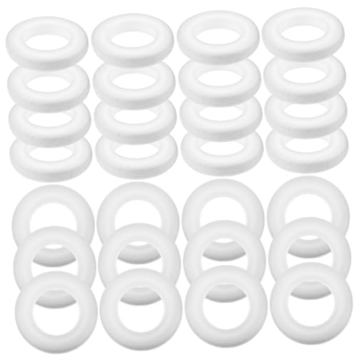 CORHAD 30 Stück Teiliges DIY Bastelringe für Weihnachtsdeko Leichte Weiche Styropor Kreise für Adventskränze Vielseitige Floristikrahmen zum Bemalen und Gestalten CORHAD 30 Stück Teiliges DIY Bastelringe für Weihnachtsdeko Leichte Weiche Styropor Kreise für Adventskränze Vielseitige Floristikrahmen zum Bemalen und Gestalten von CORHAD