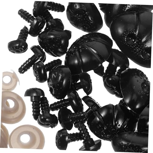 CORHAD 30 Stück Teiliges Puppennasen aus Robustem Kunststoff mit Unterlegscheiben für Sichere Befestigung Vielseitig für Häkeltiere Plüschtiere DIY Bastelprojekte und Puppenzubehör CORHAD 30 Stück Teiliges Puppennasen aus Robustem Kunststoff mit Unterlegscheiben für Sichere Befestigung Vielseitig für Häkeltiere Plüschtiere DIY Bastelprojekte und Puppenzubehör von CORHAD