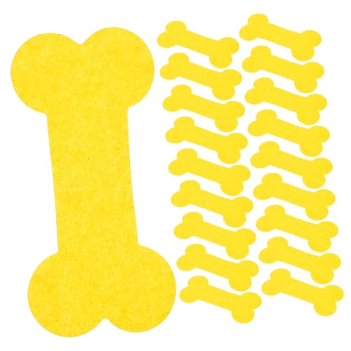 CORHAD 4 Packungen Pack Chinesische Ahnen Geldscheine in Knochenform für Hundebestattung Gelbes Ritualpapier für Haustiergedenken und Ahnenverehrung bei Trauerfeiern von CORHAD