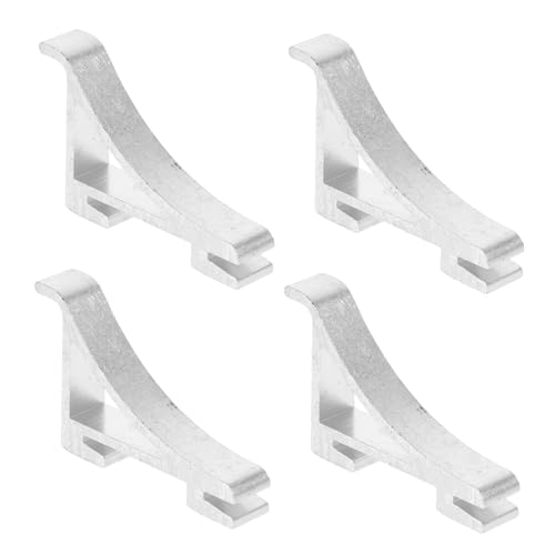 CORHAD 4 Stück Kühlschrank Regal Clips aus Aluminium Stabile Stützhaken für Gefrier und Kühlschrankregale Leicht Vielseitig Einsetzbar Robuste Unterstützung für Sichere Lagerung CORHAD 4 Stück Kühlschrank Regal Clips aus Aluminium Stabile Stützhaken für Gefrier und Kühlschrankregale Leicht Vielseitig Einsetzbar Robuste Unterstützung für Sichere Lagerung von CORHAD