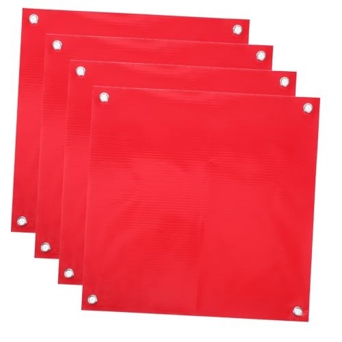 CORHAD 4 Stück Kunststoff Warnflaggen Verkehrsleitfahnen PVC Sicherheitsfahnen Leicht Tragbar Hochsichtbar Für Verkehrskontrolle Baustellen Schulwegsicherung CORHAD 4 Stück Kunststoff Warnflaggen Verkehrsleitfahnen PVC Sicherheitsfahnen Leicht Tragbar Hochsichtbar Für Verkehrskontrolle Baustellen Schulwegsicherung von CORHAD