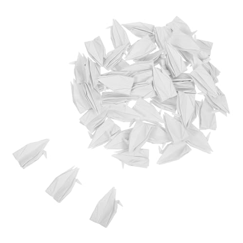 CORHAD 50 Stück Origami Papierkraniche Weiß Vorgefaltete Papiervögel für Hochzeit Shower Geburtstag Schnelle Dekoration Leichtes Langlebiges Papier Symbol für Glück und Wohlstand CORHAD 50 Stück Origami Papierkraniche Weiß Vorgefaltete Papiervögel für Hochzeit Shower Geburtstag Schnelle Dekoration Leichtes Langlebiges Papier Symbol für Glück und Wohlstand von CORHAD