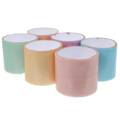 CORHAD 6 Rollen Klebrige Ballband tapes Multifunktionales Dekompressionstool Farbige Leichte Klebebänder Handliche für Stressabbau Zuhause oder Unterwegs CORHAD 6 Rollen Klebrige Ballband tapes Multifunktionales Dekompressionstool Farbige Leichte Klebebänder Handliche für Stressabbau Zuhause oder Unterwegs von CORHAD