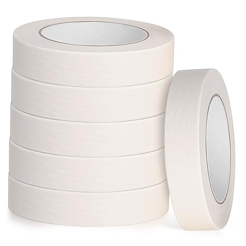 CORHAD 6 Rollen Weißes Malerkrepp Mittlere Klebkraft Malerband Für Detailarbeiten Abdeckband Vielseitig Für Malerarbeiten Basteln Beschriften Zuhause und Schule CORHAD 6 Rollen Weißes Malerkrepp Mittlere Klebkraft Malerband Für Detailarbeiten Abdeckband Vielseitig Für Malerarbeiten Basteln Beschriften Zuhause und Schule von CORHAD