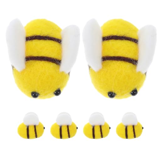 CORHAD 6stücke Filz Bienen Bienen Zum Basteln Aus Wollfilz Süße Für DIY Haarschmuck Dekoration Und Kostümaccessoires CORHAD 6stücke Filz Bienen Bienen Zum Basteln Aus Wollfilz Süße Für DIY Haarschmuck Dekoration Und Kostümaccessoires von CORHAD