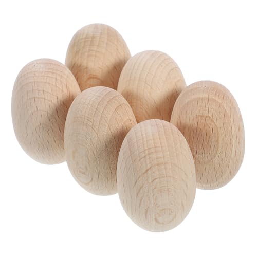 CORHAD 6 Stück Teiliges Holz eier zum Bemalen Naturbelassene DIY Deko für Ostern und Party Glatte Oberfläche zum Kreativen Bemalen Stabile Holz eier Simulation für Tisch Raumdekoration CORHAD 6 Stück Teiliges Holz eier zum Bemalen Naturbelassene DIY Deko für Ostern und Party Glatte Oberfläche zum Kreativen Bemalen Stabile Holz eier Simulation für Tisch Raumdekoration von CORHAD