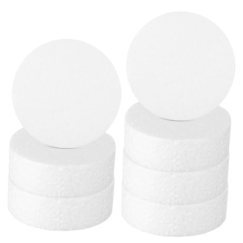 CORHAD 7 Stück Teiliges Runde Schaumstoff Zylinder Hochdichter Schaum Leichte Bastelscheiben für DIY projekte Modellierung Skulpturen und Dekorationen CORHAD 7 Stück Teiliges Runde Schaumstoff Zylinder Hochdichter Schaum Leichte Bastelscheiben für DIY projekte Modellierung Skulpturen und Dekorationen von CORHAD