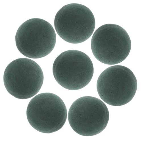 CORHAD 8 Stück Kunstblumen Dekorative Gartenkugeln Schlamm Hochzeitsblumenbedarf Trockenparty Florist Runde Kugel Dekorationsbedarf Blumen DIY Block Blumenstrauß von CORHAD