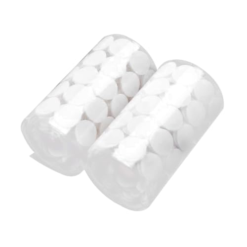 CORHAD 900 STK. Teiliges Durchmesser Selbstklebend Doppelseitig Stark Haftend Wasserdichtes Polyester-Nylon Material Praktische Runde Form für DIY für Haushalt Büro Schule von CORHAD