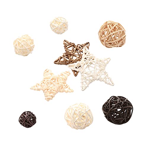 CORHAD 9 Stücke Rattan Dekore Nordic Stil Dekorative Für Sofa Wiederverwendbare Foto Requisiten von CORHAD