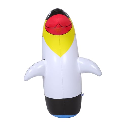 CORHAD Aufblasbares Pinguin Outdoor Party Dekoration Leicht Tragbar Fördert Fantasievolles Niedliche Cartoon Figur Für Garten Spielspaß Zufällige Farbe Zufällige Farbe von CORHAD
