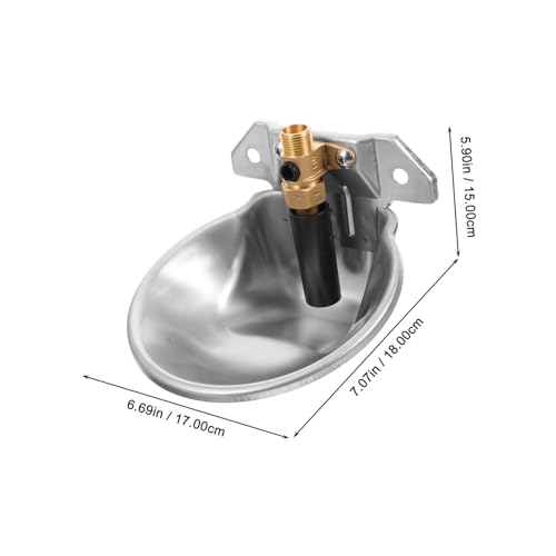 CORHAD Automatischer Tränkebecken für Kühe und Schafe Großer Wasserspender aus Langlebigem Kunststoff mit Schwimmerventil Wassersparend Geeignet für Stall und Weide Installieren CORHAD Automatischer Tränkebecken für Kühe und Schafe Großer Wasserspender aus Langlebigem Kunststoff mit Schwimmerventil Wassersparend Geeignet für Stall und Weide Installieren von CORHAD