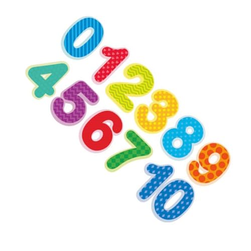 CORHAD Bunte Zahlen Wandsticker Kinderzimmer Wandtattoo Lernspielzeug Kindergarten Aufkleber Selbstklebend Dekoration für Wohnzimmer Fenster und Glatte Flächen von CORHAD