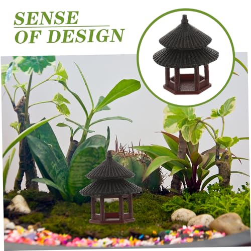 CORHAD Chinesischer Pavillon Aquarium Deko Ornament Wasserfestes Gartenbonsai Modell Leicht Tragbar Glänzende Oberfläche Geeignet für Aquarium und Desktop Gartendekoration CORHAD Chinesischer Pavillon Aquarium Deko Ornament Wasserfestes Gartenbonsai Modell Leicht Tragbar Glänzende Oberfläche Geeignet für Aquarium und Desktop Gartendekoration von CORHAD