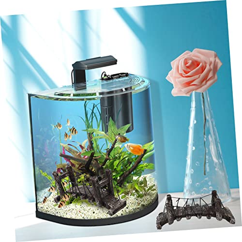 CORHAD Dekorative Resinbrücke Aquarium Deko Ornament Langlebige Landschaftsbrücke für Süß und Meerwasser Verarbeitung Farbecht und Formstabil für Fische und Garnelen Terrarien CORHAD Dekorative Resinbrücke Aquarium Deko Ornament Langlebige Landschaftsbrücke für Süß und Meerwasser Verarbeitung Farbecht und Formstabil für Fische und Garnelen Terrarien von CORHAD