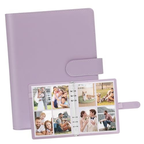 CORHAD Fotokartenordner Visitenkartenhalter Organizer Plastikkartenhalter Ordner Kartensammelordner Kartenhüllen Ordner Kartenalbum Ordnertaschen Kunstleder von CORHAD