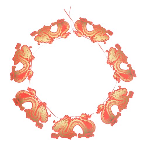 CORHAD Frühlingsfest Deko Banner Jahr Des Drachen Hängend aus Papier Bunte Neujahrsdekoration für Innen und Außen Partygirlande für Fenster Türen Garten und Festtagsfeiern CORHAD Frühlingsfest Deko Banner Jahr Des Drachen Hängend aus Papier Bunte Neujahrsdekoration für Innen und Außen Partygirlande für Fenster Türen Garten und Festtagsfeiern von CORHAD