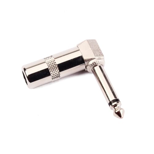 CORHAD Gitarrenstecker Gewinkelt Metall Mono Klinkenstecker Audio Verbinder mit Rutschfestem Gehäuse und Glasfaser Isolationsring für Enge Räume CORHAD Gitarrenstecker Gewinkelt Metall Mono Klinkenstecker Audio Verbinder mit Rutschfestem Gehäuse und Glasfaser Isolationsring für Enge Räume von CORHAD