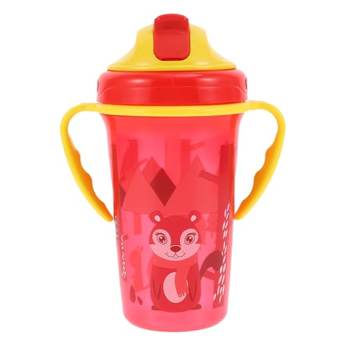 CORHAD Großer Babysicherer Trinkbecher Auslaufsicher mit Deckel und Rutschfesten Griffen Kindgerechter Isolierter Lernbecher für Kleinkinder als Geschenk für Junge Mädchen Rot CORHAD Großer Babysicherer Trinkbecher Auslaufsicher mit Deckel und Rutschfesten Griffen Kindgerechter Isolierter Lernbecher für Kleinkinder als Geschenk für Junge Mädchen Rot von CORHAD