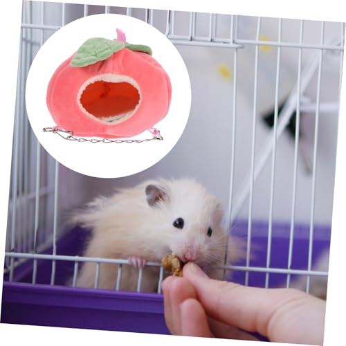 CORHAD Hamsterbett mit Frucht Design Warmes Baumwoll schlafnest für Winter Geeignet für Hamster Kleine Ratten Igel und Kleine Kleintiere Kuscheliges Nest für Sicheren und Komfortablen CORHAD Hamsterbett mit Frucht Design Warmes Baumwoll schlafnest für Winter Geeignet für Hamster Kleine Ratten Igel und Kleine Kleintiere Kuscheliges Nest für Sicheren und Komfortablen von CORHAD
