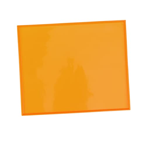 CORHAD Haustier Futtermatte rutschfest Hitzebeständig und Kältebeständig Orange Einfache Umweltfreundliche Napfunterlage für Hund und Katze Spülmaschinenfest Schmutzabweisend CORHAD Haustier Futtermatte rutschfest Hitzebeständig und Kältebeständig Orange Einfache Umweltfreundliche Napfunterlage für Hund und Katze Spülmaschinenfest Schmutzabweisend von CORHAD