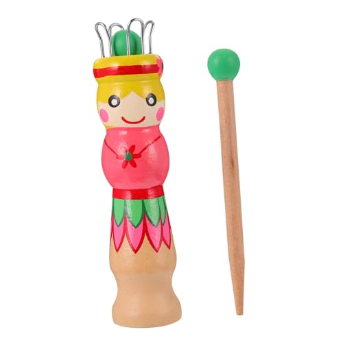 CORHAD Holz-Garnwickler für DIY Puppenhandwerk Handgefertigtes Webwerkzeug mit Nadel Geeignet für Baumwoll- Garn Seidengarn Basteln und Anfängerstricken von CORHAD