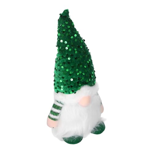 CORHAD Leuchtender Skandinavischer Weihnachtswichtel aus Plüsch mit LED Dekoratives Gnom Festliche Tisch- Baum Regaldekoration für Weihnachten und Thanksgiving Batteriebetrieben ohne von CORHAD