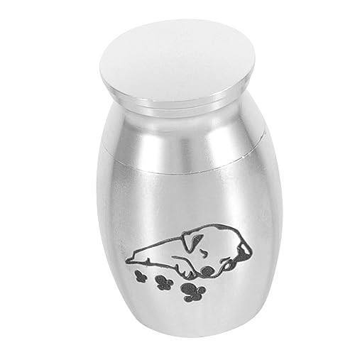 CORHAD Metall Haustierurne mit Schraubdeckel Leichte und Dichte Tierasche Urne für Hunde Katzen Langlebige Andenken Urne zur Aufbewahrung von und Haaren Tröstendes Erinnerungsstück CORHAD Metall Haustierurne mit Schraubdeckel Leichte und Dichte Tierasche Urne für Hunde Katzen Langlebige Andenken Urne zur Aufbewahrung von und Haaren Tröstendes Erinnerungsstück von CORHAD