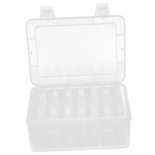 CORHAD Mini Aufbewahrungsbox aus Robustem PP mit Deckel Transparent Leicht und Kompakt für Schmuck Perlen und Kleinteile Langlebig Stapelbar und Einfach zu Öffnen Praktischer Organizer von CORHAD