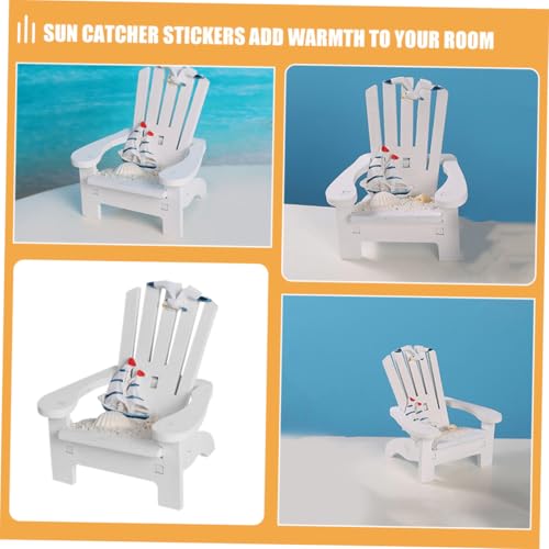 CORHAD Miniatur Strandstuhl Deko Modell Stabiles Material Realistische Details Kompakt Leicht für Mikrolandschaft Garten Tischdekoration Mediterraner Stil Weiß CORHAD Miniatur Strandstuhl Deko Modell Stabiles Material Realistische Details Kompakt Leicht für Mikrolandschaft Garten Tischdekoration Mediterraner Stil Weiß von CORHAD