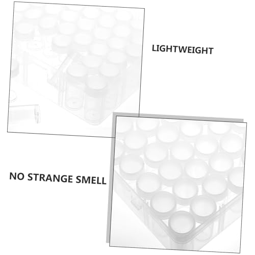 CORHAD Nail Decoration Storage Box mit Fächern Transparenter Kunststoff Organizer Geruchsfrei Langlebig mit Aufklebern zur Einfachen Sortierung für Nagelkunst Schmuck Perlen und CORHAD Nail Decoration Storage Box mit Fächern Transparenter Kunststoff Organizer Geruchsfrei Langlebig mit Aufklebern zur Einfachen Sortierung für Nagelkunst Schmuck Perlen und von CORHAD