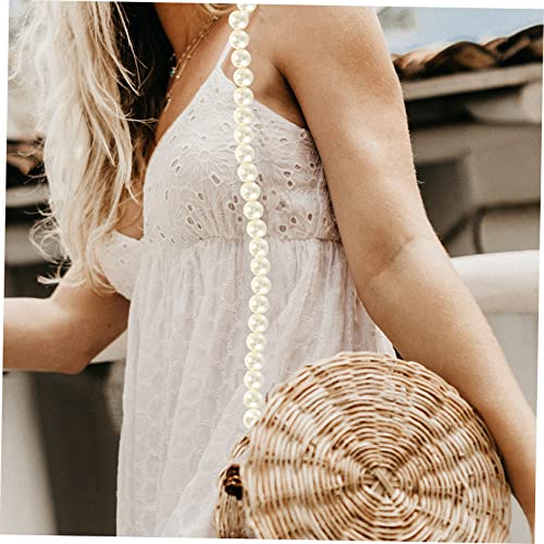 CORHAD Perlen Taschenkette mit Abnehmbarem Schulterriemen Goldfarbene Karabiner Langlebig und Komfortabel DIY Handtaschen Ersatzriemen für Damen Vielseitiges Accessoire für Tasche und CORHAD Perlen Taschenkette mit Abnehmbarem Schulterriemen Goldfarbene Karabiner Langlebig und Komfortabel DIY Handtaschen Ersatzriemen für Damen Vielseitiges Accessoire für Tasche und von CORHAD
