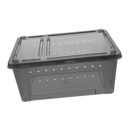 CORHAD Plastik Reptilienbox mit Atmungsaktivem Design Langlebig und Lichtdurchlässig als Futter Aufzuchtbehälter für Kleine Spinnen Eidechsen Frösche und Weitere Kleintiere CORHAD Plastik Reptilienbox mit Atmungsaktivem Design Langlebig und Lichtdurchlässig als Futter Aufzuchtbehälter für Kleine Spinnen Eidechsen Frösche und Weitere Kleintiere von CORHAD