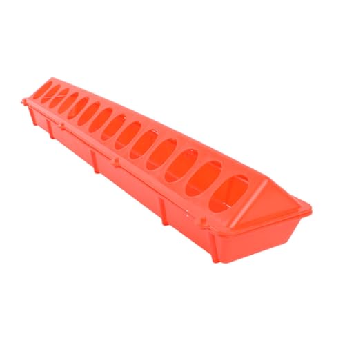 CORHAD Plastik Tauben Futterrinne Groß Rot Futtertrog für Vögel und Hühnerkäfige Leicht zu Reinigen Auslaufsicherer Vogel Futterspender für Wellensittiche Kanarienvögel und Sittiche CORHAD Plastik Tauben Futterrinne Groß Rot Futtertrog für Vögel und Hühnerkäfige Leicht zu Reinigen Auslaufsicherer Vogel Futterspender für Wellensittiche Kanarienvögel und Sittiche von CORHAD