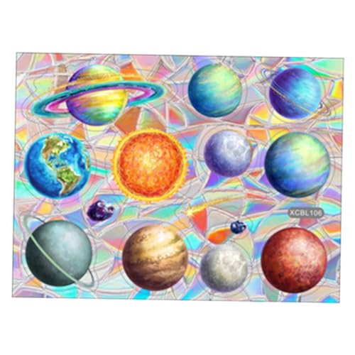 CORHAD Prism Fensteraufkleber Regenbogenfarben Statik Fensterfolie Vogelschutz Deko Glas Fensterdeko Licht Effekt Entfernbare Klebefreie Folie von CORHAD