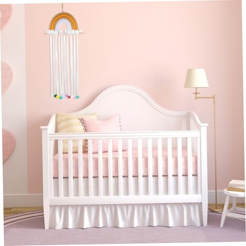 CORHAD Regenbogen Haarschmuck Organizer Wandhalterung Robuster Haarklammernhalter für Mädchen Platzsparender Haarspangenhalter mit Dekorativem Design Praktische Wandaufbewahrung für von CORHAD