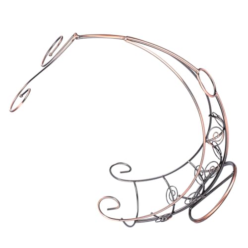 CORHAD Retro Weinregal aus Robustem Metall Dekorativer Piratenschiff Weinständer mit Raum für Flasche und Hohe Gläser Kreativer Flaschenhalter für Küche Bar und Restaurant Antike von CORHAD