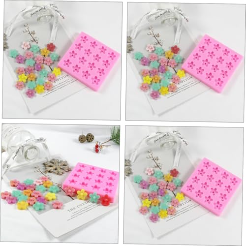 CORHAD Silikonform Blumen Kleine Blütenblätter Epoxidharzform Langlebig für DIY Schmuck Dekorationen mit Gießharz Blumenformen Herstellung von CORHAD