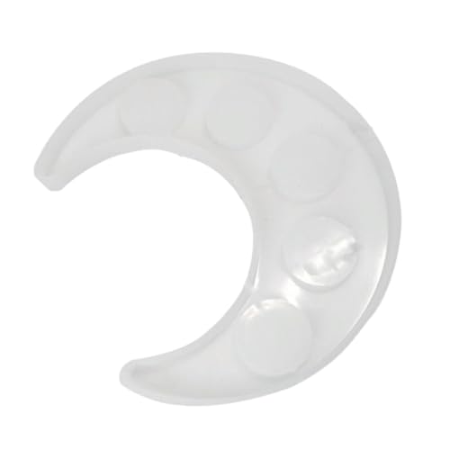CORHAD Silikonform Mond Untersetzer Gießform für Epoxidharz DIY Mondförmiges Tablett Bastelset Langlebig und Leicht zu Reinigen für Schmuck und Dekoration von CORHAD