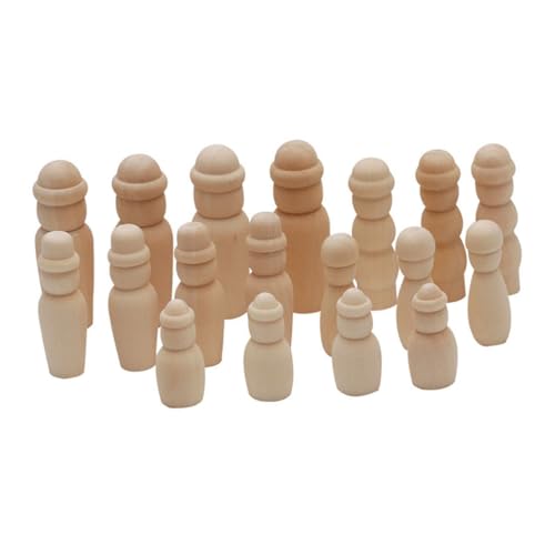 CORHAD Teiliges DIY Holzpuppen Rohlinge Naturbelassene Engel Menschen Figuren Bemalen und Basteln Nachhaltige Holzhandwerk figuren für Kreative und Erwachsene CORHAD Teiliges DIY Holzpuppen Rohlinge Naturbelassene Engel Menschen Figuren Bemalen und Basteln Nachhaltige Holzhandwerk figuren für Kreative und Erwachsene von CORHAD