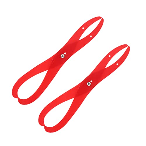 CORHAD Töpfer-Messwerkzeug-Set 2-teilig Kunststoff-Ton-Messschieber rot für Ton-Skulpturen präzise und CORHAD Töpfer-Messwerkzeug-Set 2-teilig Kunststoff-Ton-Messschieber rot für Ton-Skulpturen präzise und von CORHAD