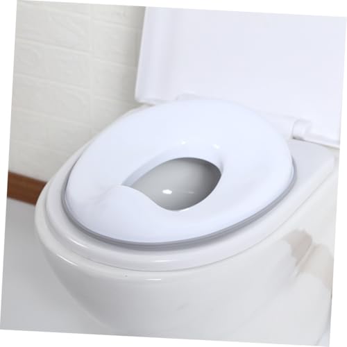 CORHAD Toilettensitz Potty Training Sitzring Rutschfest mit Spritzschutz und Ergonomisch für Kleinkinder Sicherer Toilettentrainer zur Unterstützung der Sauberkeitserziehung Weiß von CORHAD