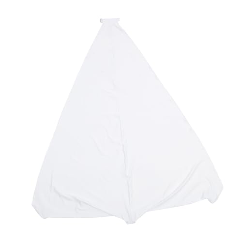 CORHAD Verstellbare Lautsprecherständer abdeckung aus Strapazierfähigem Polyestergewebe Beidseitig Nutzbar Elastisch für Standard stative für Bühnenauftritte und Events Weiß von CORHAD