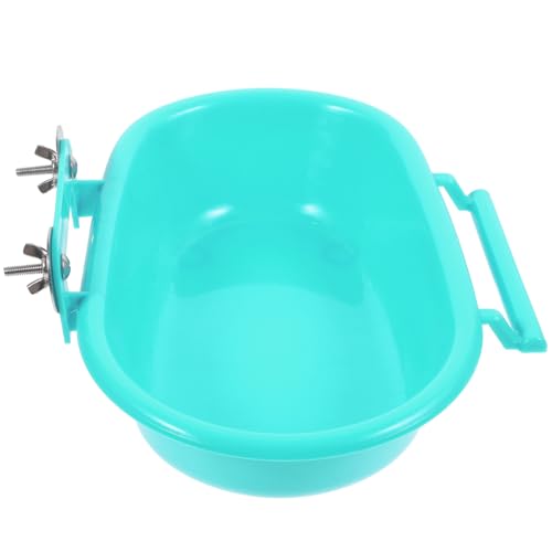 CORHAD Vogelbadewanne Kunststoff Multifunktional Wiederverwendbar für Wellensittiche Kanarienvögel Papageien Praktisches Käfigzubehör Leicht zu Reinigen Langlebig für Vogeldusche CORHAD Vogelbadewanne Kunststoff Multifunktional Wiederverwendbar für Wellensittiche Kanarienvögel Papageien Praktisches Käfigzubehör Leicht zu Reinigen Langlebig für Vogeldusche von CORHAD