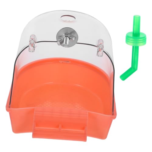 CORHAD Vogelbadewanne aus Robustem Kunststoff Wiederverwendbar mit Aufhängehaken Sicher und Leicht Montierbar für Käfige für Sittiche und Papageien Badezubehör für Vögel CORHAD Vogelbadewanne aus Robustem Kunststoff Wiederverwendbar mit Aufhängehaken Sicher und Leicht Montierbar für Käfige für Sittiche und Papageien Badezubehör für Vögel von CORHAD