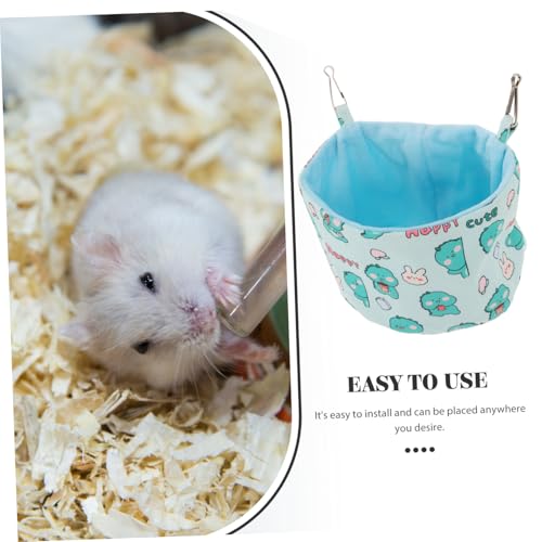 CORHAD Warme Hamsterhängematte aus Robustem Canvas Kleines Nagetierbett und Versteck Kuscheliger Schlafplatz für Zwerghamster Meerschweinchen und Frettchen für Käfige und Kleine CORHAD Warme Hamsterhängematte aus Robustem Canvas Kleines Nagetierbett und Versteck Kuscheliger Schlafplatz für Zwerghamster Meerschweinchen und Frettchen für Käfige und Kleine von CORHAD
