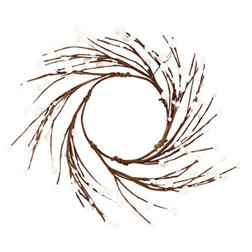 CORHAD Eleganter Weihnachtskranz Weiße Künstliche Beeren Für Stumpen- Oder Teekerzen Dekoration Für Baum Tür Fenster CORHAD Eleganter Weihnachtskranz Weiße Künstliche Beeren Für Stumpen- Oder Teekerzen Dekoration Für Baum Tür Fenster von CORHAD