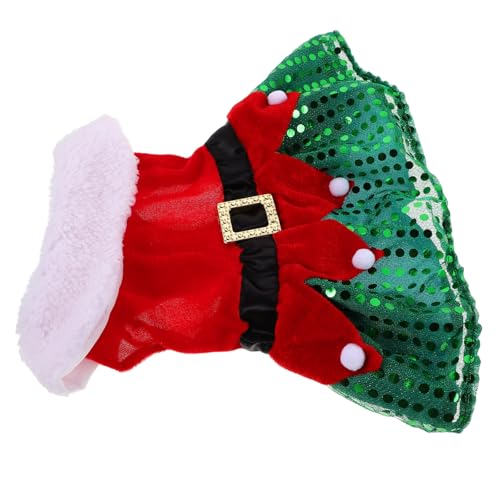 CORHAD Weihnachtstierkleid weihnachtshunde-Outfits Weihnachtshaustierkleidung Hundesoutfit für Weihnachten Weihnachtskostüme für Haustiere Katze Santa Kostüm Cat Santa Outfiit Plastik rot CORHAD Weihnachtstierkleid weihnachtshunde-Outfits Weihnachtshaustierkleidung Hundesoutfit für Weihnachten Weihnachtskostüme für Haustiere Katze Santa Kostüm Cat Santa Outfiit Plastik rot von CORHAD
